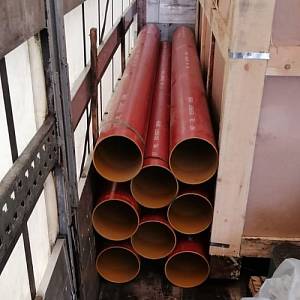 Чугунная канализационная труба Ду200 SML безраструб L-3м