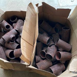 Тройник стальной переходной П 89х3,5-57х3 Ст20 ГОСТ 17376-2001