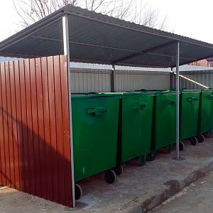 Контейнерная площадка открытая на 5 шт