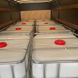 Еврокуб на деревянном поддоне новый